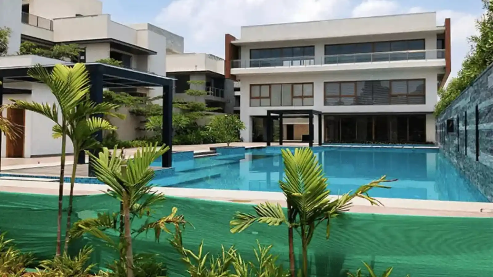 NCC Urban Misty Woods Villas in Yelahanka Bangalore-Villa-Pool-View